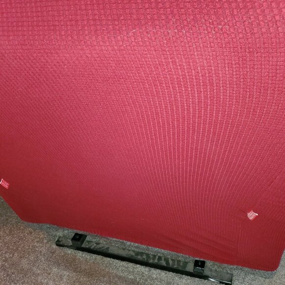 Luxury Stretch Armchair/Recliner Cover in Deep Ruby Red (Burgundy) - Picture 3 of 5